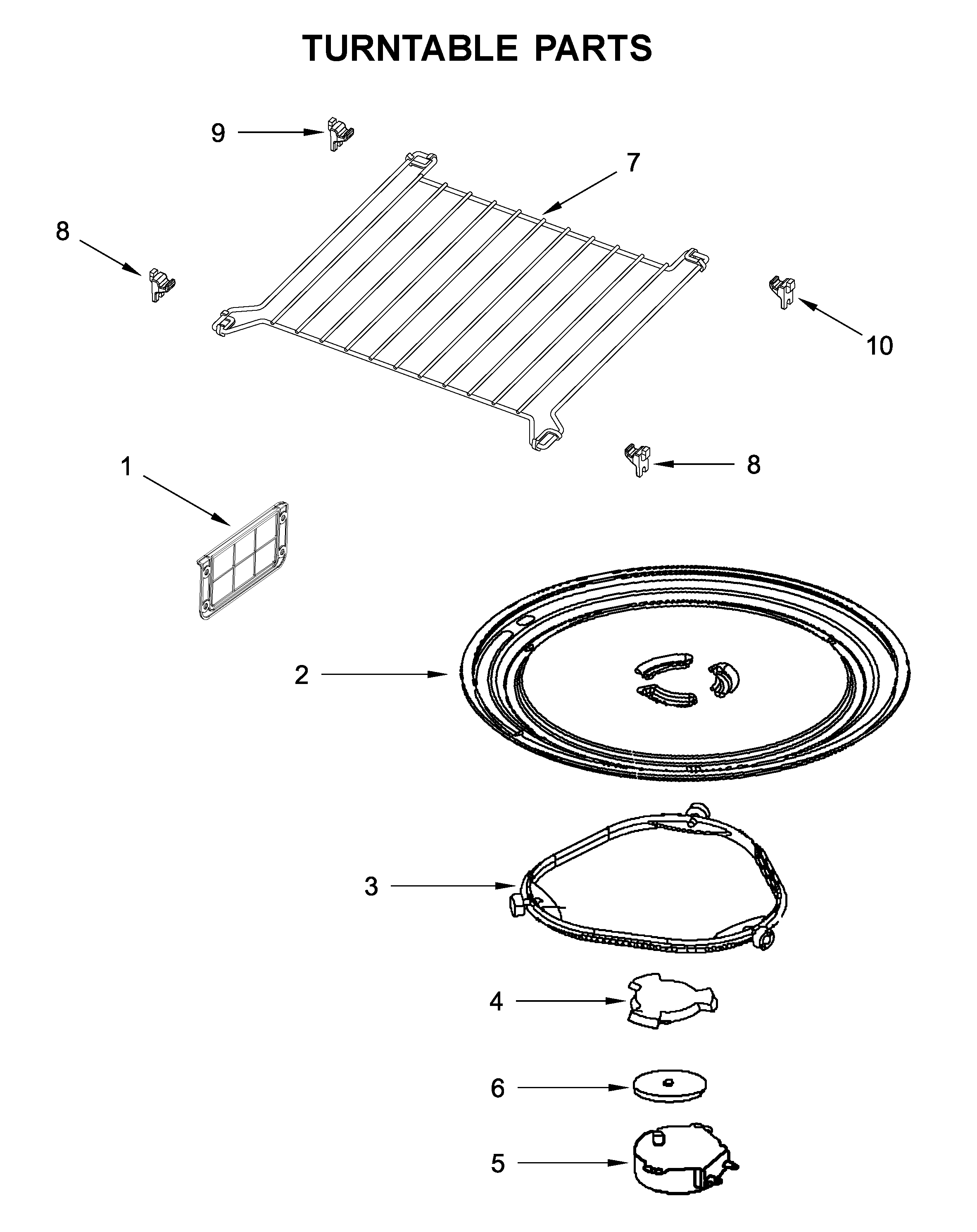 TURNTABLE PARTS