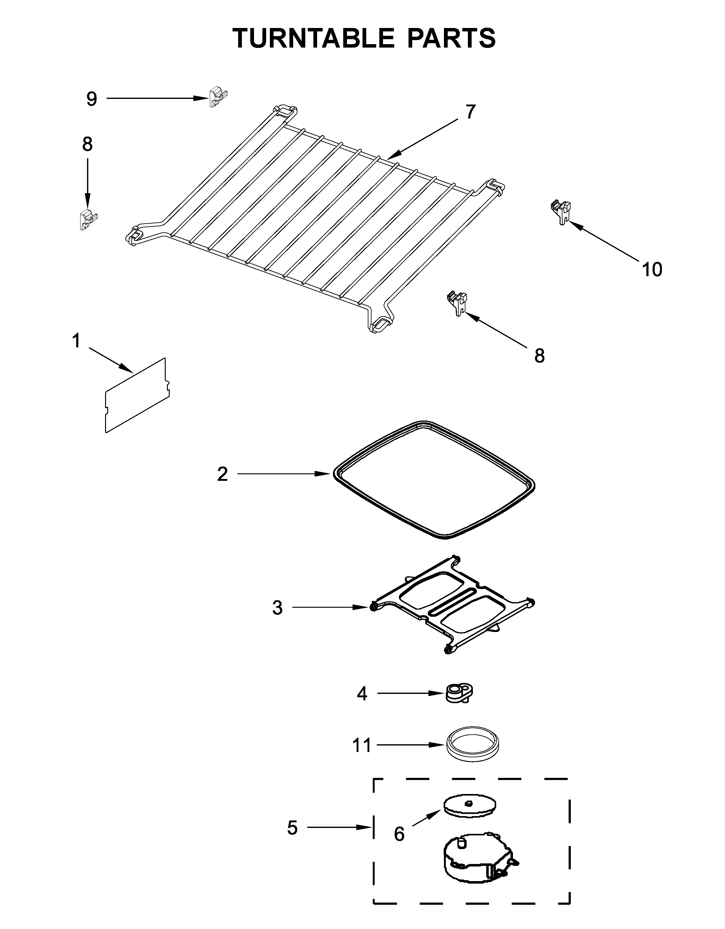 Turntable parts