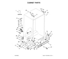 Amana ASI2175GRW03 cabinet parts diagram