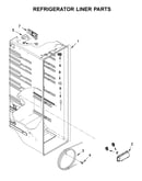 Refrigerator liner parts