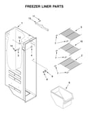 Freezer liner parts