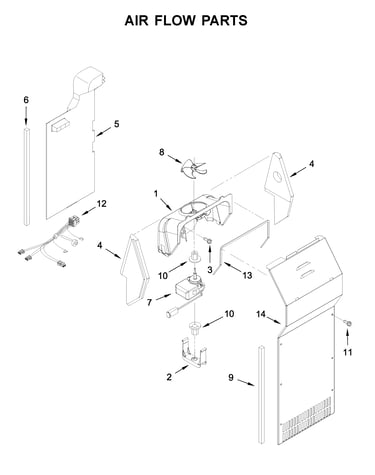Air flow parts