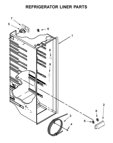 Refrigerator liner parts
