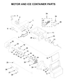 Motor and ice container parts