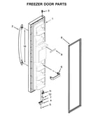 Freezer door parts