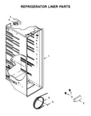 Refrigerator liner parts