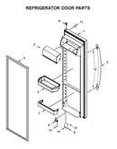 Refrigerator door parts