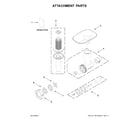 KitchenAid KSMFGA0 attachment parts diagram