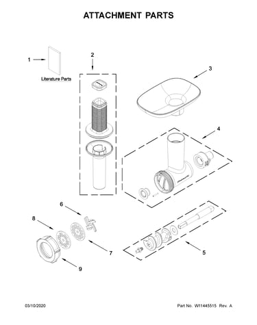 Attachment parts