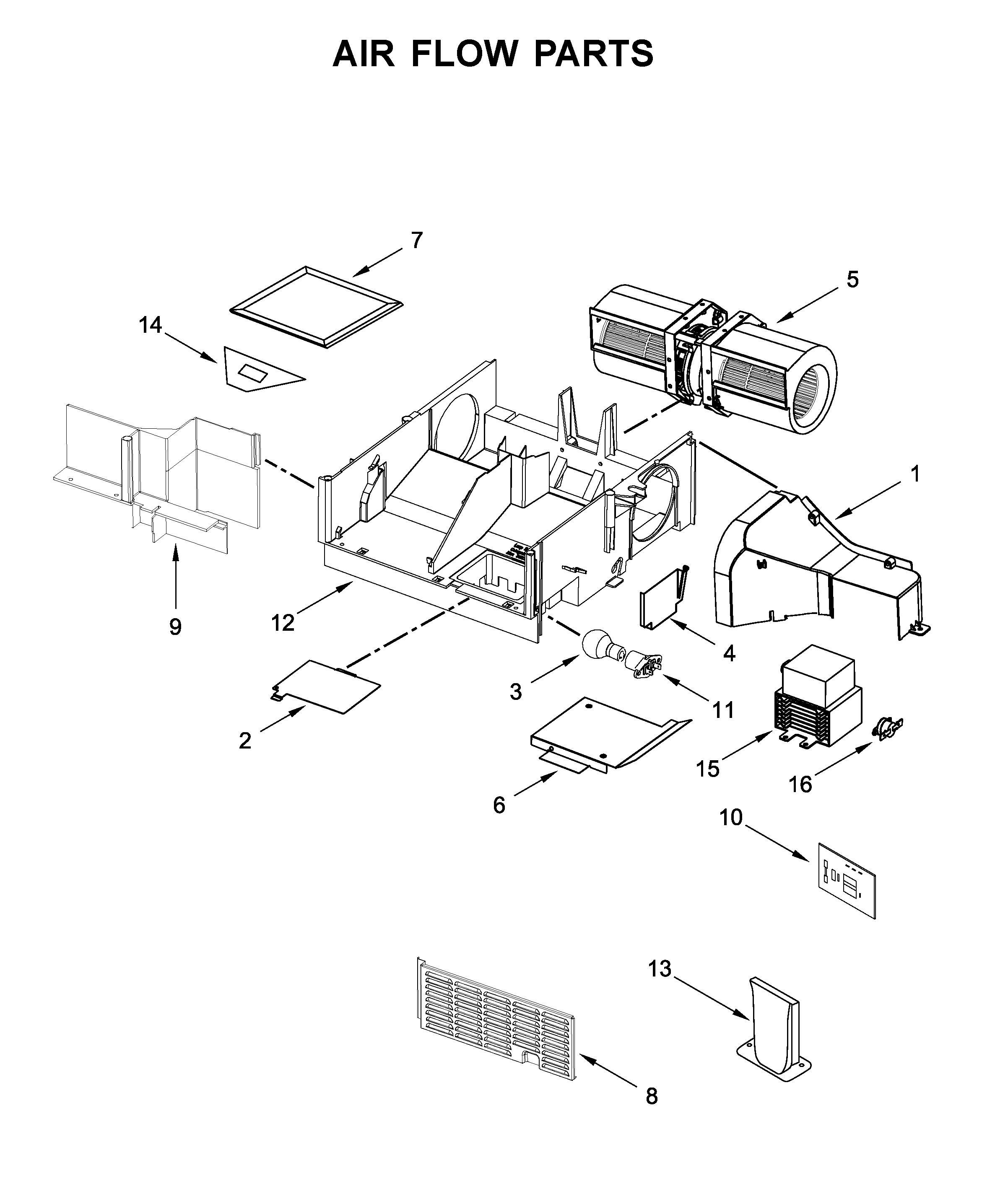 Air flow parts