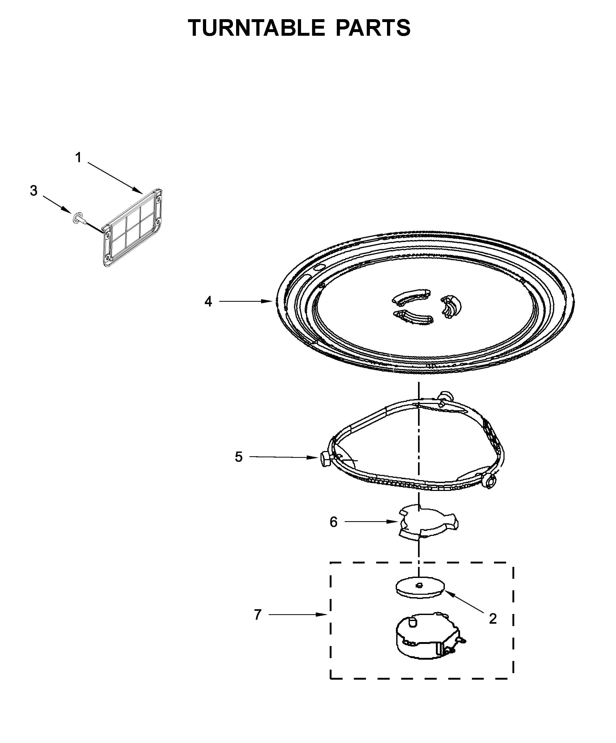 Turntable parts