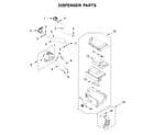 Maytag MHW8630HC2 dispenser parts diagram