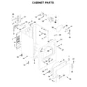 Whirlpool WED4815EW1 cabinet parts diagram