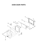 Oven door parts
