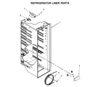 Whirlpool WRS331SDHW02 refrigerator liner parts diagram