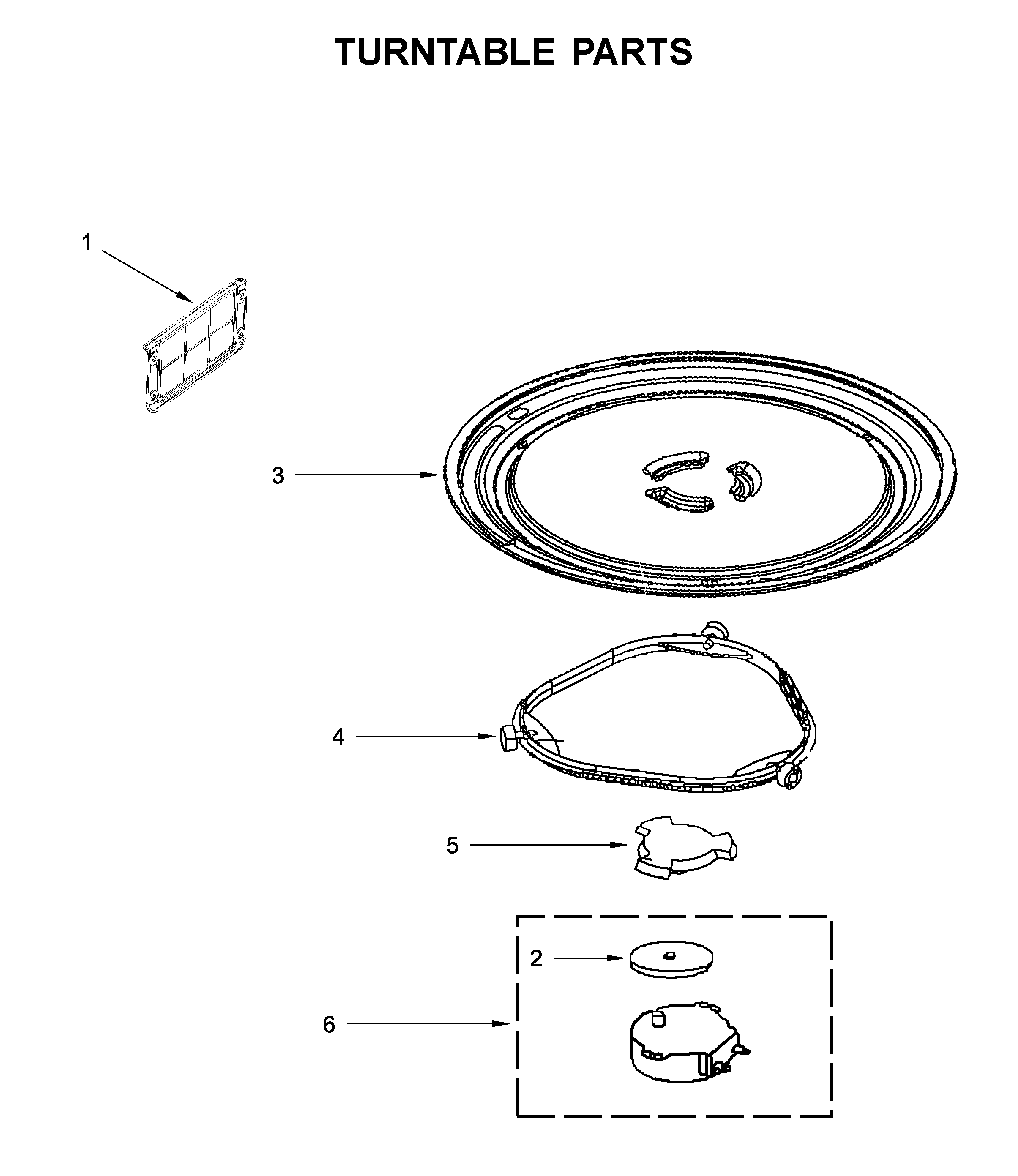 Turntable parts