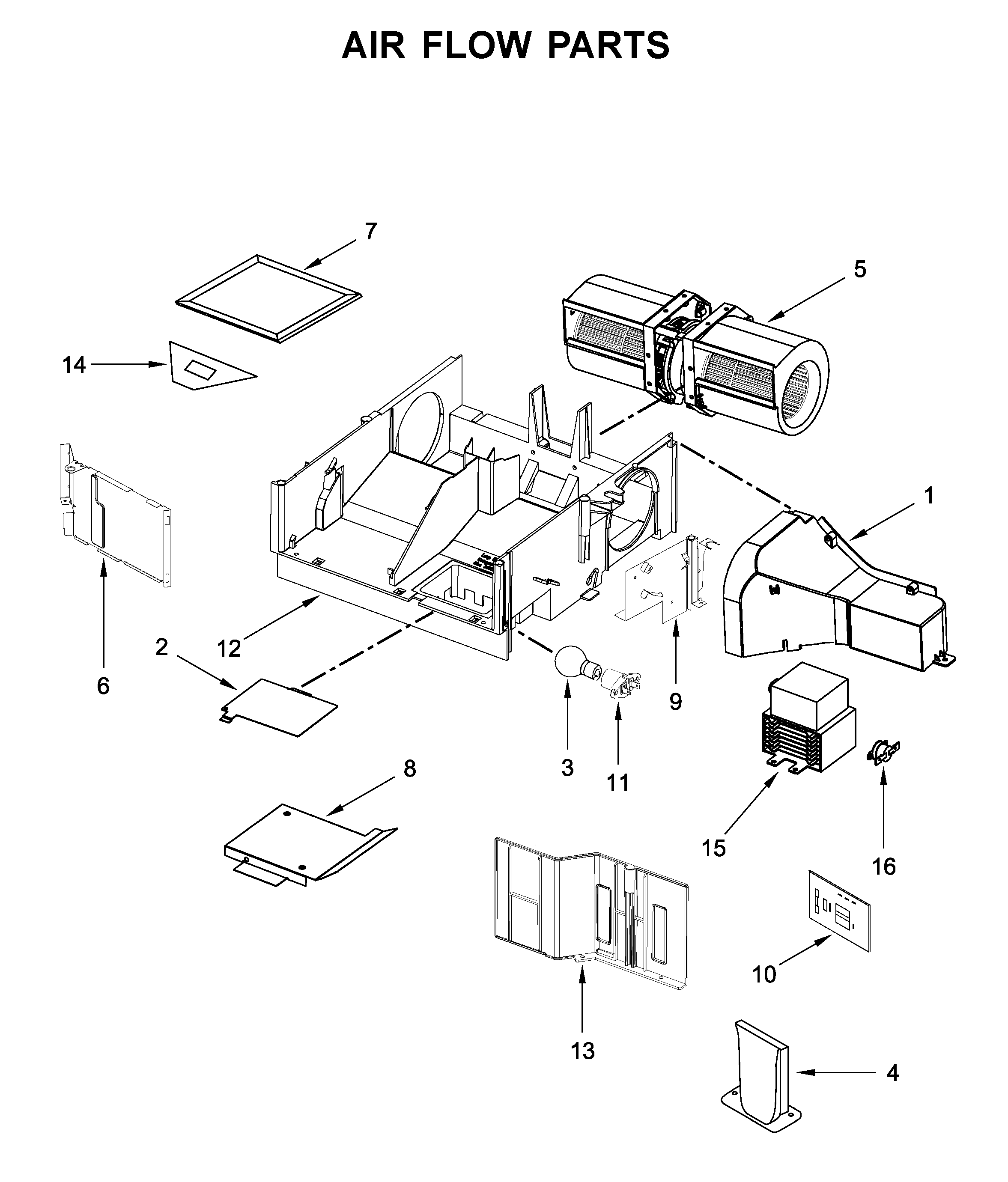 Air flow parts