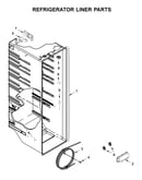 Refrigerator liner parts