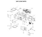 Whirlpool WMH32519HT4 air flow parts diagram