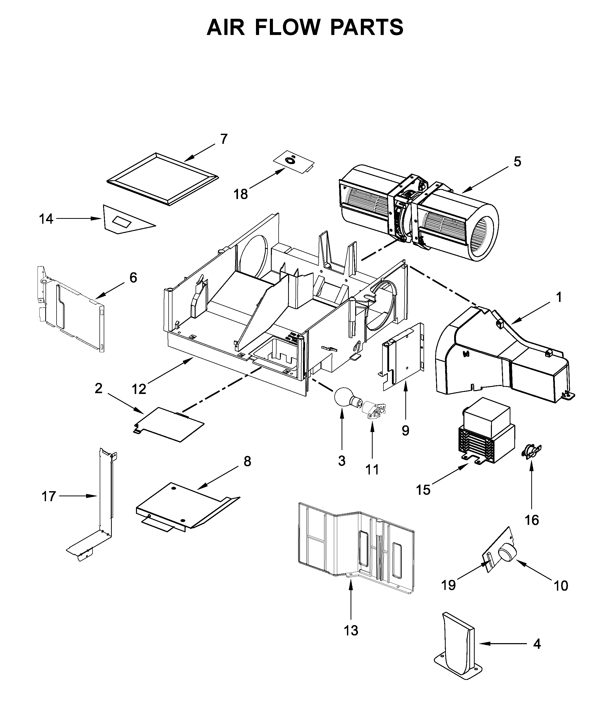 Air flow parts