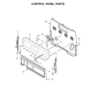 Amana YACR4503SFW5 control panel parts diagram