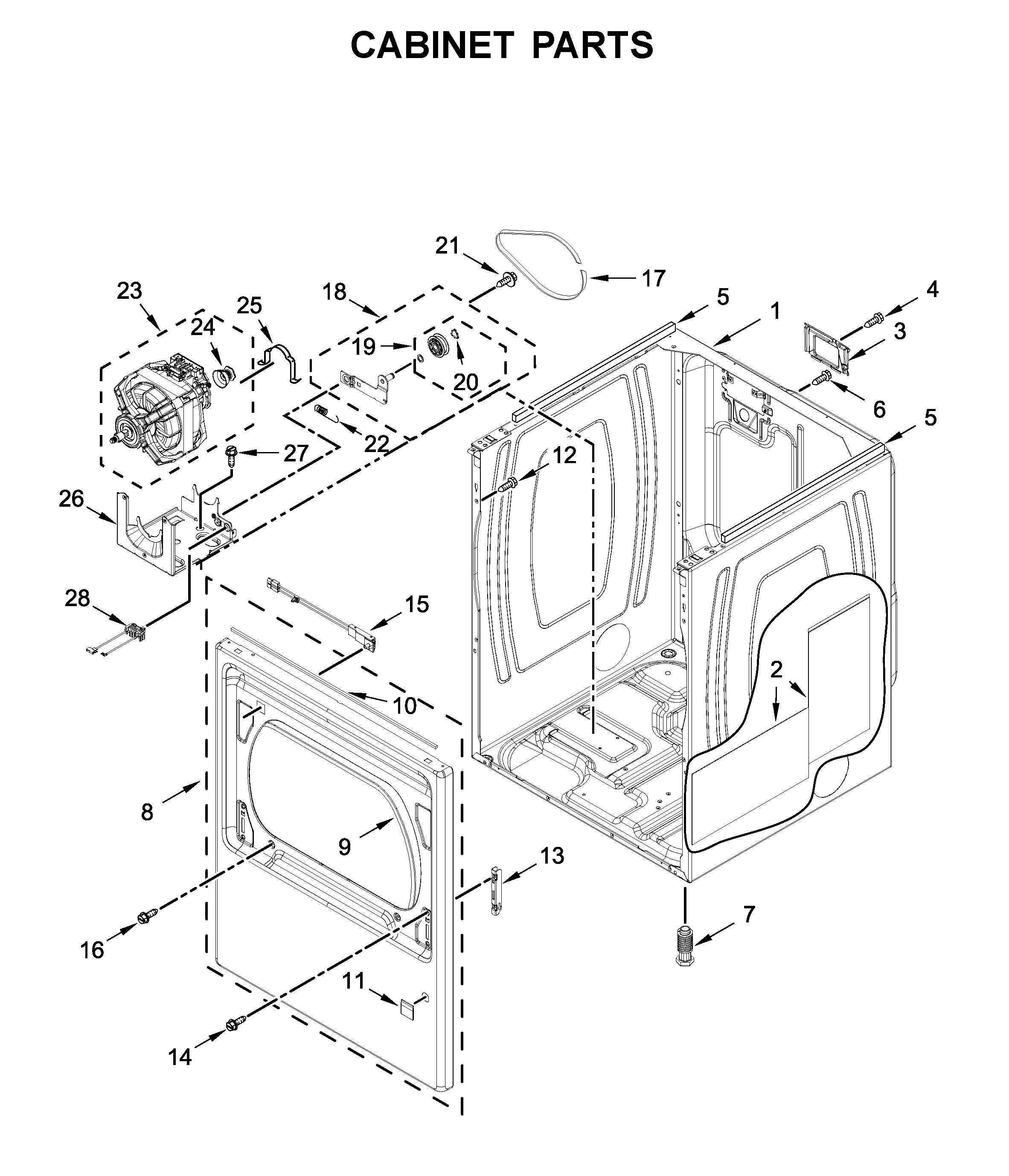 Cabinet parts