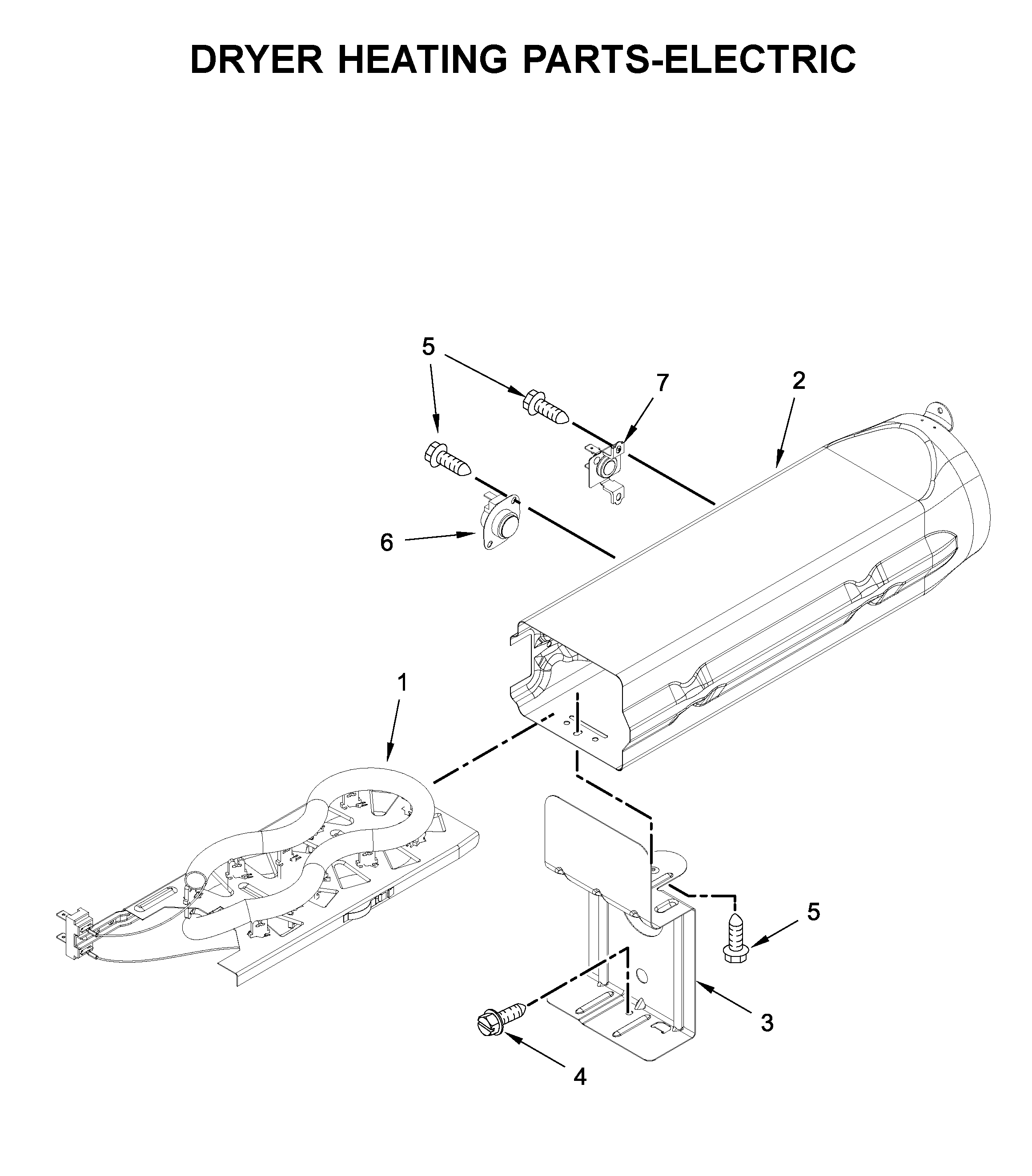 Dryer heating parts-electric
