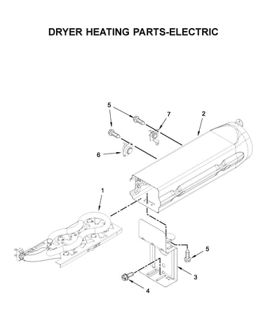 Dryer heating parts-electric