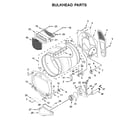 Maytag MED6230RHW0 bulkhead parts diagram