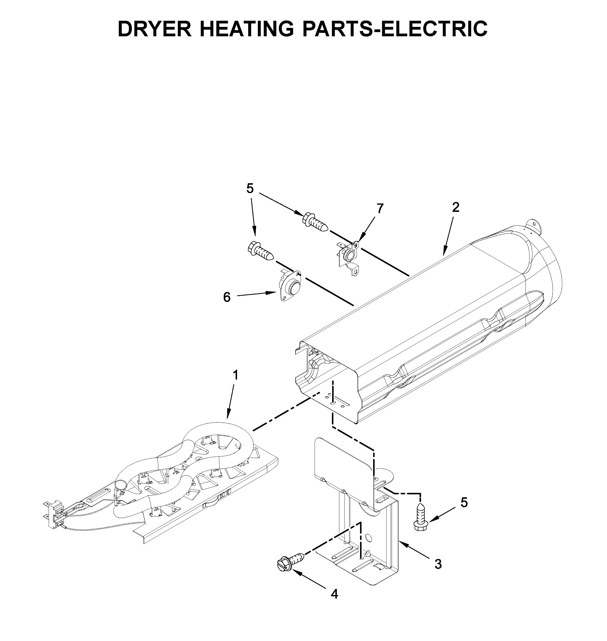 Dryer heating parts-electric