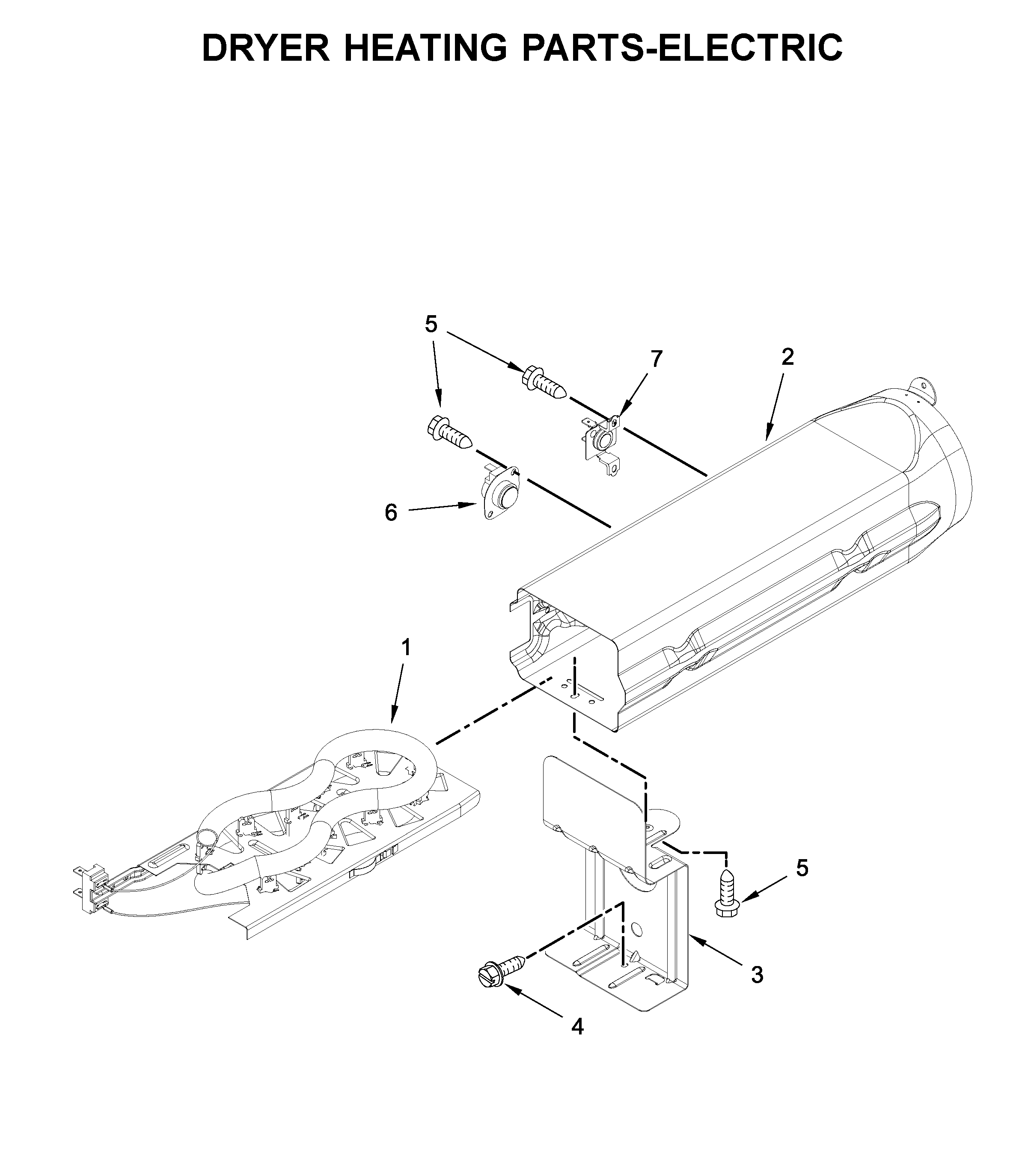 Dryer heating parts-electric
