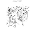 Maytag MGD6230RHW0 cabinet parts diagram