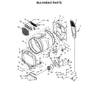 Maytag MGD6230RHW0 bulkhead parts diagram