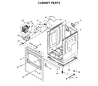 Maytag YMED7230HC0 cabinet parts diagram