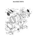 Maytag YMED7230HC0 bulkhead parts diagram