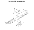 Maytag YMED7230HC0 dryer heating parts-electric diagram