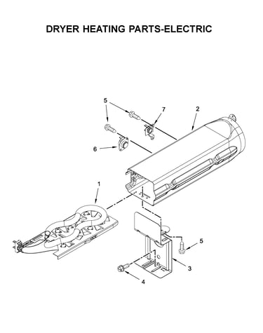 Dryer heating parts-electric
