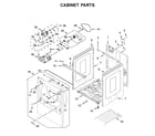 Maytag MED8230HC0 cabinet parts diagram