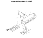 Maytag MED8230HC0 dryer heating parts-electric diagram