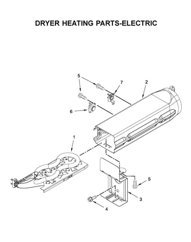 Dryer heating parts-electric