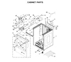 Maytag MGD8230HC0 cabinet parts diagram