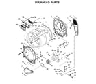 Maytag MGD8230HC0 bulkhead parts diagram