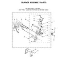 Maytag MGD8230HC0 burner assembly parts diagram