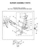 Burner assembly parts