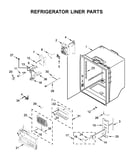 Refrigerator liner parts