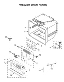 Freezer liner parts
