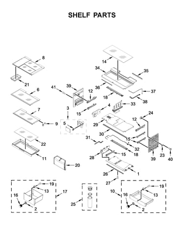 Shelf parts