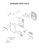 Dispenser front parts