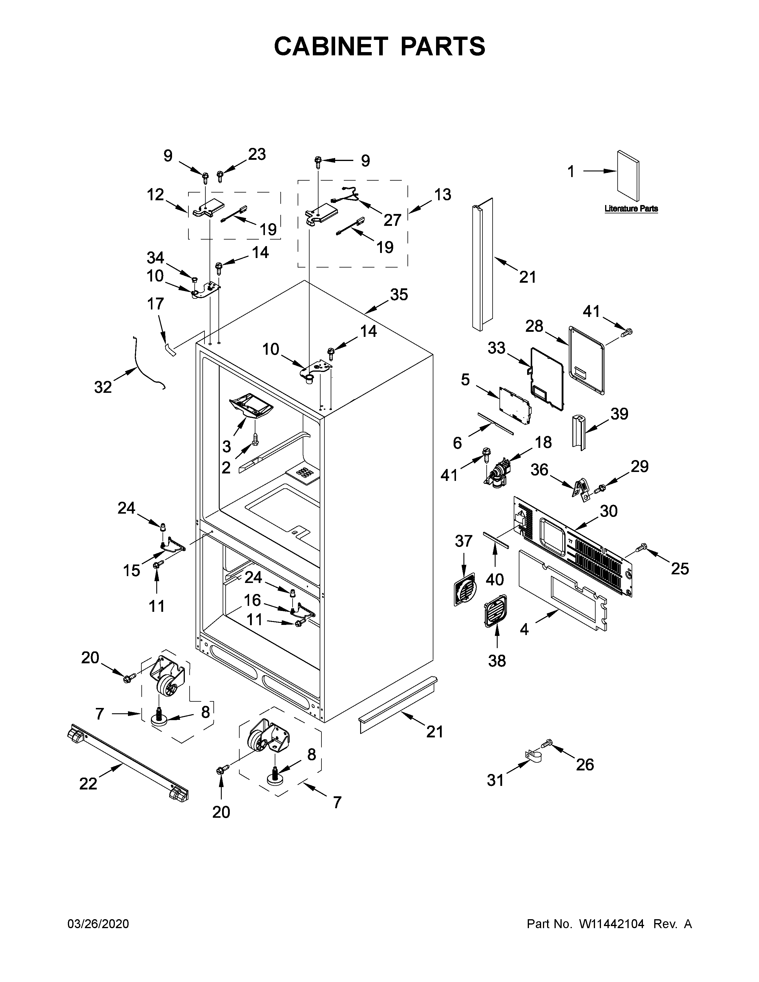 CABINET PARTS