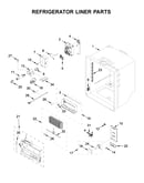 Refrigerator liner parts